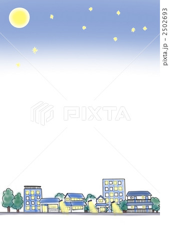月夜の街並み 月夜の街並み 2502693