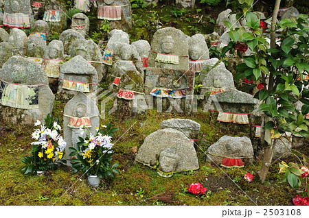 京都　清水寺の石仏達 2503108