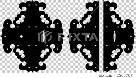 裝飾性的金屬夾具 裝飾品 點綴 2503707