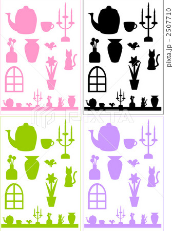 メルヘン雑貨 装飾のイラスト素材