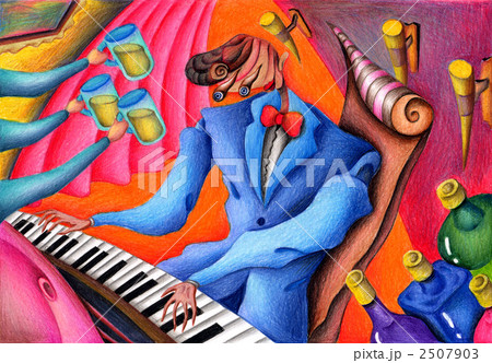 ポップイラスト - ピアニスト ポップイラスト - ピアニスト 2507903