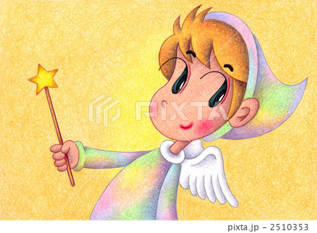 天使のイラスト - バトン 2510353