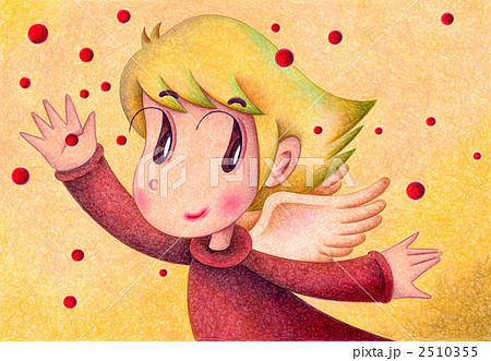 天使のイラスト - 魔法のボール 2510355