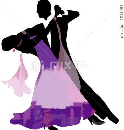 社交ダンス ワルツ スローのイラスト素材 2511495 Pixta