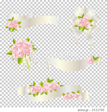 bouquet, bouquets, ribbon - Stock Illustration [2511793] - PIXTA