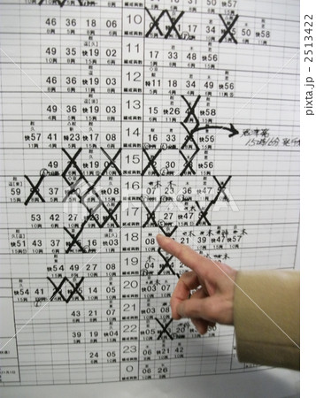 震災による計画停電で鉄道は間引き運転 2513422