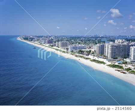 マイアミビーチ空撮 2514560