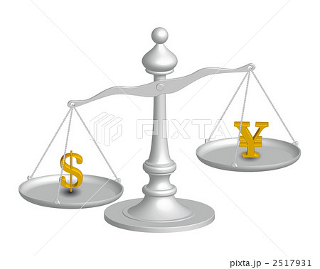 天秤 比較 イラストレーションのイラスト素材