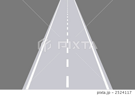 A straight road - Stock Illustration [2524117] - PIXTA