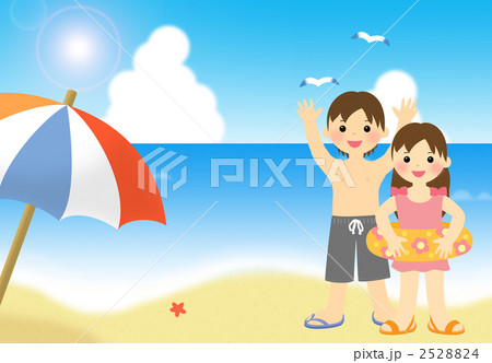 海水浴を楽しむ子供たち 2528824