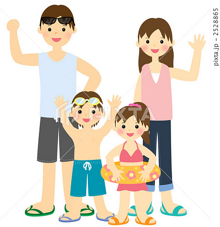 家族で海水浴 2528865
