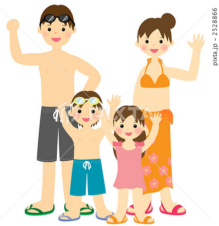 家族で海水浴 2528866