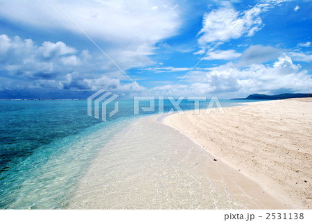 【サイパン】マニャガハ島の白い砂浜 2531138