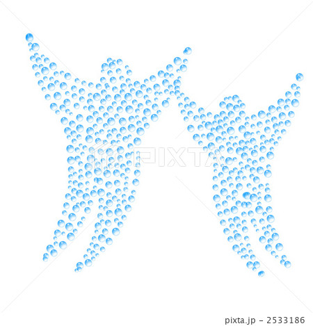 水滴の人物 2533186