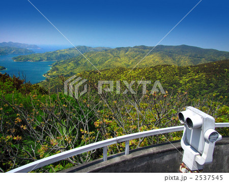 湯湾岳展望台から焼内湾を望む 湯湾岳展望台から焼内湾を望む 2537545