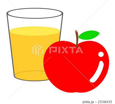 リンゴジュースのイラスト素材 2538435 Pixta