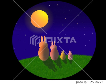 うさぎ 月見 月夜のイラスト素材 うさぎ 月見 月夜のイラスト素材