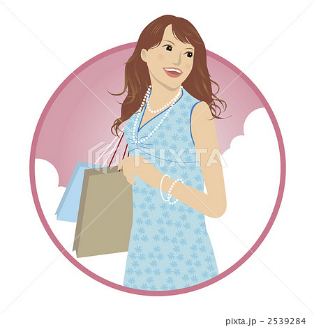 ショッピングをする女性  2539284