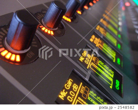 デジタルミキサーのノブ 2548582