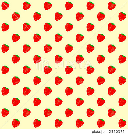 イチゴの背景のイラスト素材