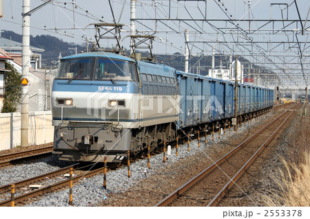 EF66-119　ワム貨物列車 2553378