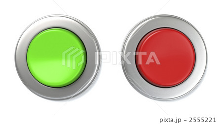 二つのボタンのイラスト素材