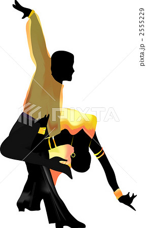 ラテンダンス　ルンバを踊るカップル 2555229