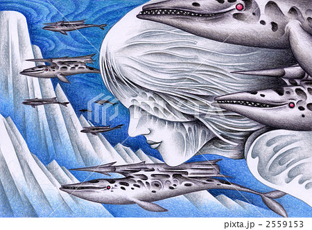 海洋の戦士のイラスト素材