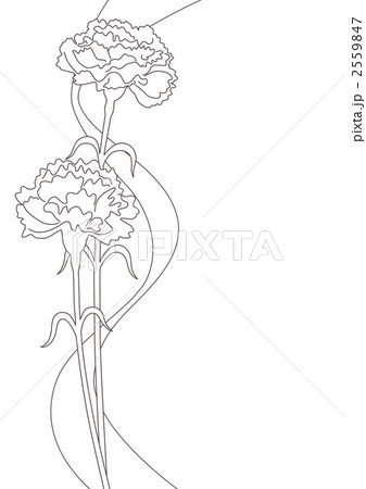 母の日 カーネーション イラストのイラスト素材 2559847 Pixta