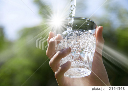 グラスの水 グラスの水 2564568