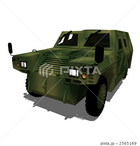 軽装甲機動車 軍用車両 軍用装甲車のイラスト素材