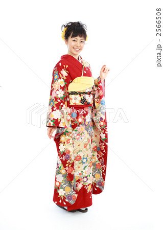 振り袖姿の女性 振り袖姿の女性 2566508