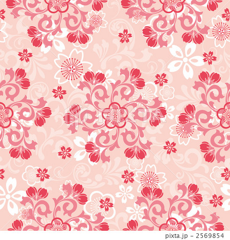 桜パターンのイラスト素材