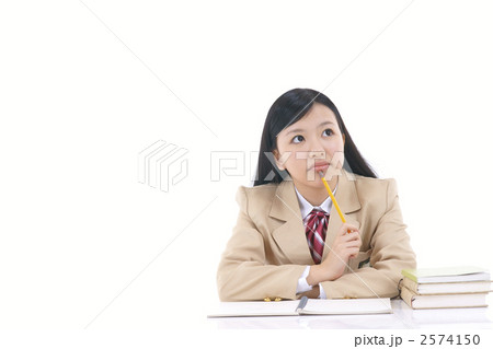 悩む女子高生 2574150