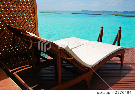 モルディブ　水上コテージ 2576494