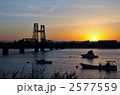 昇開橋と日の出 2577559