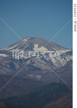 吾妻小富士山の雪兎　雪形 2584510
