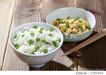 豆ごはんと玉子とじ 豆ごはんと玉子とじ 2593042