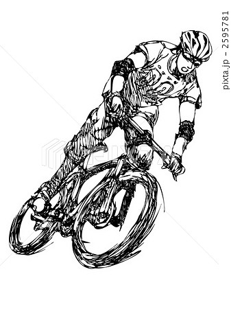 マウンテンバイク Mtb サイクリングのイラスト素材