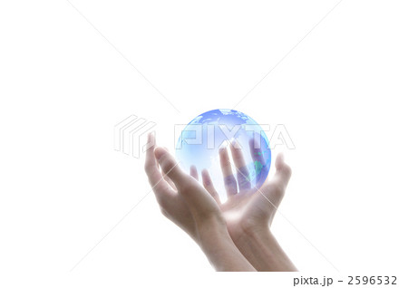 地球と手 地球と手 2596532