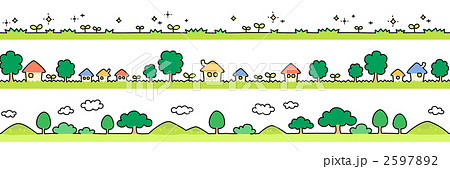 緑のある風景のライン 緑のある風景のライン 2597892
