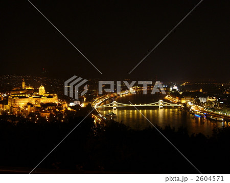 ブタペストのくさり橋と王宮 ブタペストのくさり橋と王宮 2604571