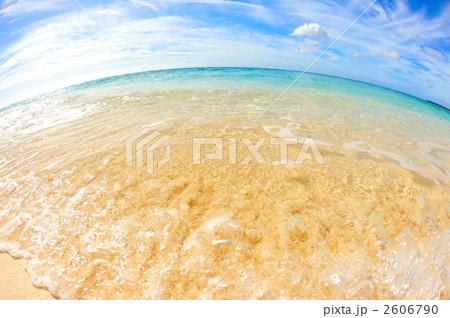 ビーチ＠与論島（魚眼レンズ） 2606790