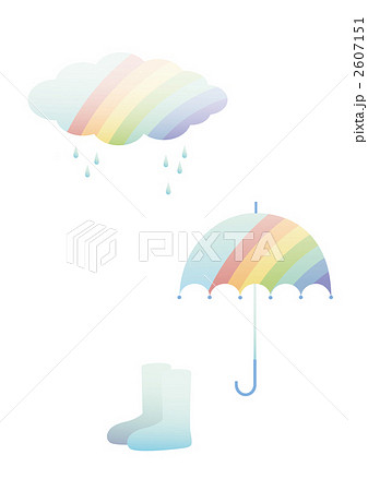 雨上がり　虹 2607151