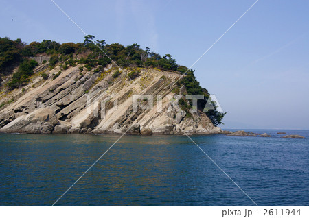 友ヶ島 斜めになった地層 友ヶ島 斜めになった地層 2611944