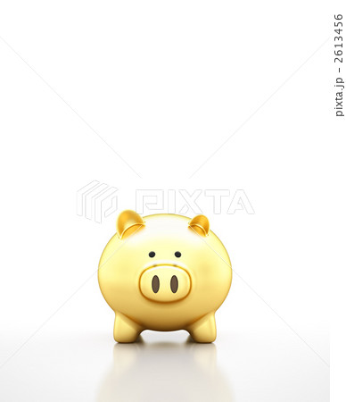 金の豚のイラスト素材