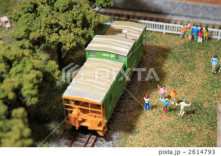 鉄道模型ミニチュア （カトー 塗装済完成品 N(1/150)人 人間