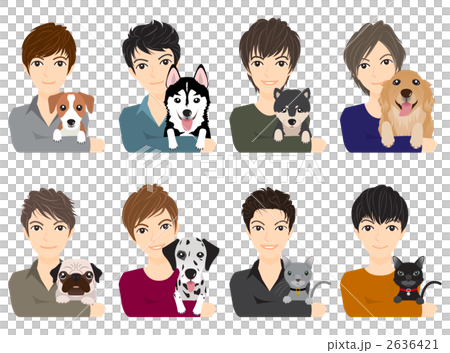 A boy holding a pet 2636421