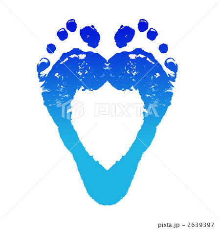 足跡で作ったハート 足跡で作ったハート 2639397