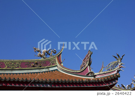 行天宮の屋根の飾り 2640422